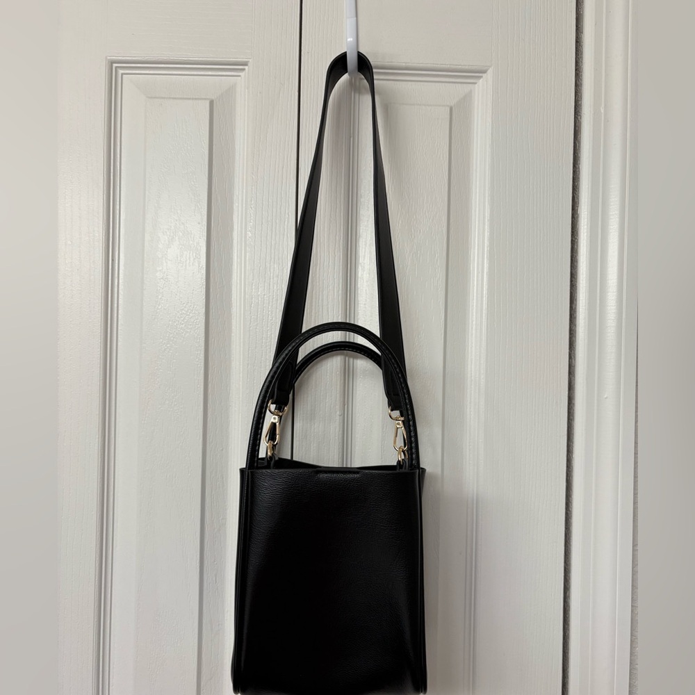 COPY - Black Anthropologie The Mini Hollace Tote
